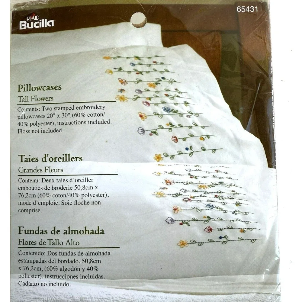 Bucilla stamped embroidery